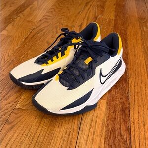 Nike White Navy Yellow Performance Trainers